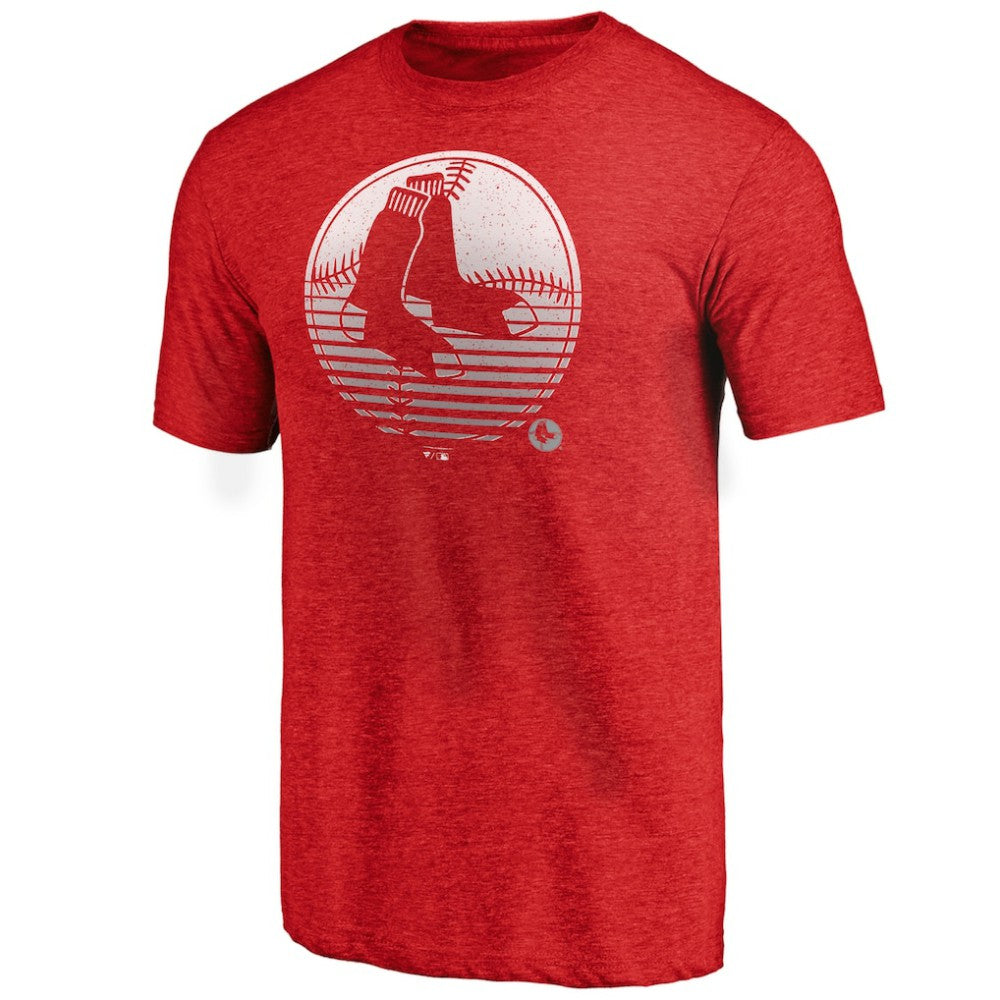 Boston Red Sox Cooperstown Collection Logo Tri-Blend T-Shirt | MLB Outlet