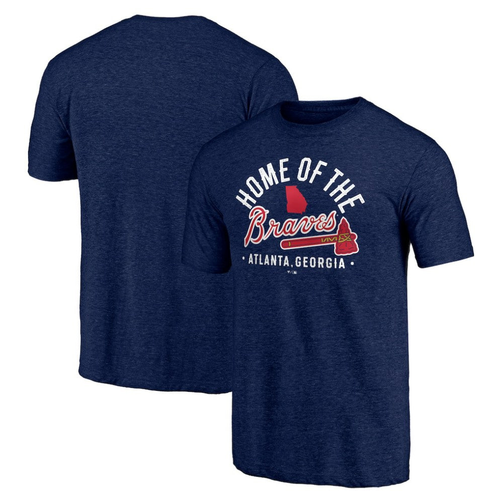 Atlanta Braves Hometown Collection Home Of The Braves Tri-Blend T-Shirt | MLB New