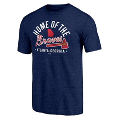 Atlanta Braves Hometown Collection Home Of The Braves Tri-Blend T-Shirt | MLB New