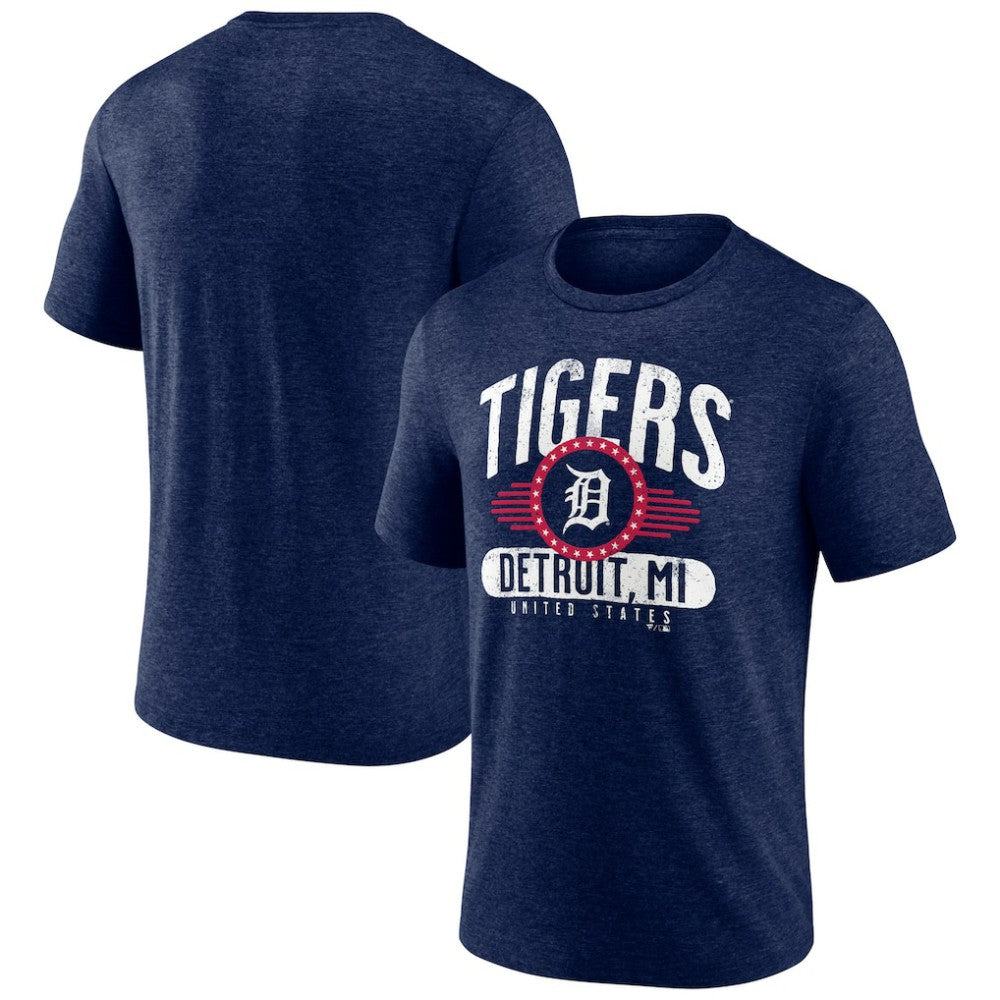 Detroit Tigers Badge of Honor Tri-Blend T-Shirt | MLB Outlet
