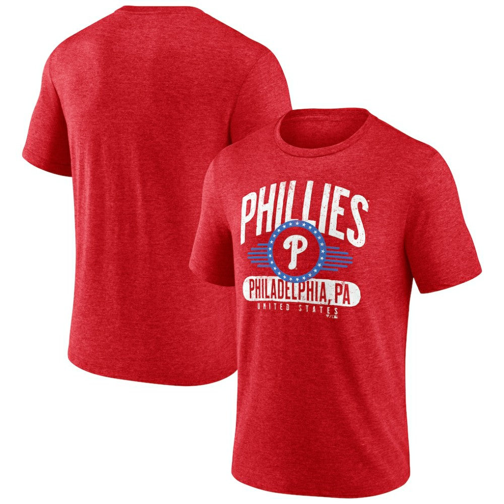 Philadelphia Phillies Badge of Honor Tri-Blend T-Shirt | MLB US
