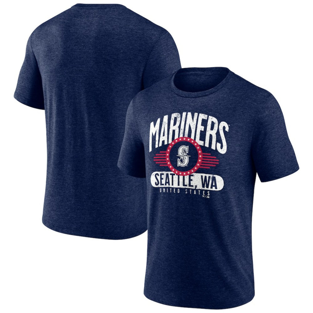 Seattle Mariners Badge of Honor Tri-Blend T-Shirt | MLB US