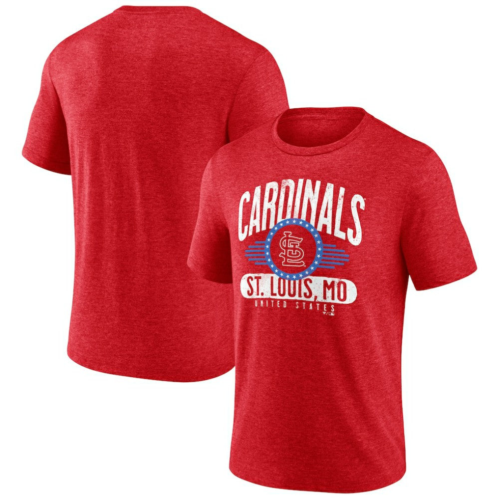 St. Louis Cardinals Badge of Honor Tri-Blend T-Shirt | MLB Outlet