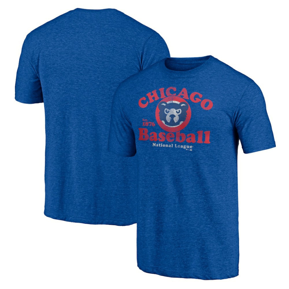 Chicago Cubs Cooperstown Collection Our Game Tri-Blend T-Shirt | MLB Sale