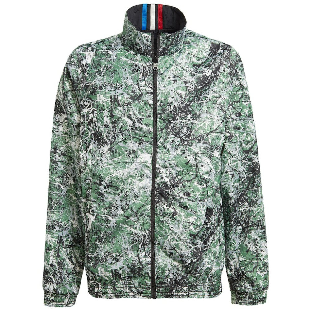 Manchester United x Stone Roses Originals Youth 2023/24 Reversible Anthem Full-Zip Jacket Black - Adidas