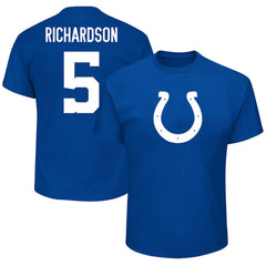 Indianapolis Colts Fanatics Anthony Richardson  Big & Tall Player Name & Number T-Shirt