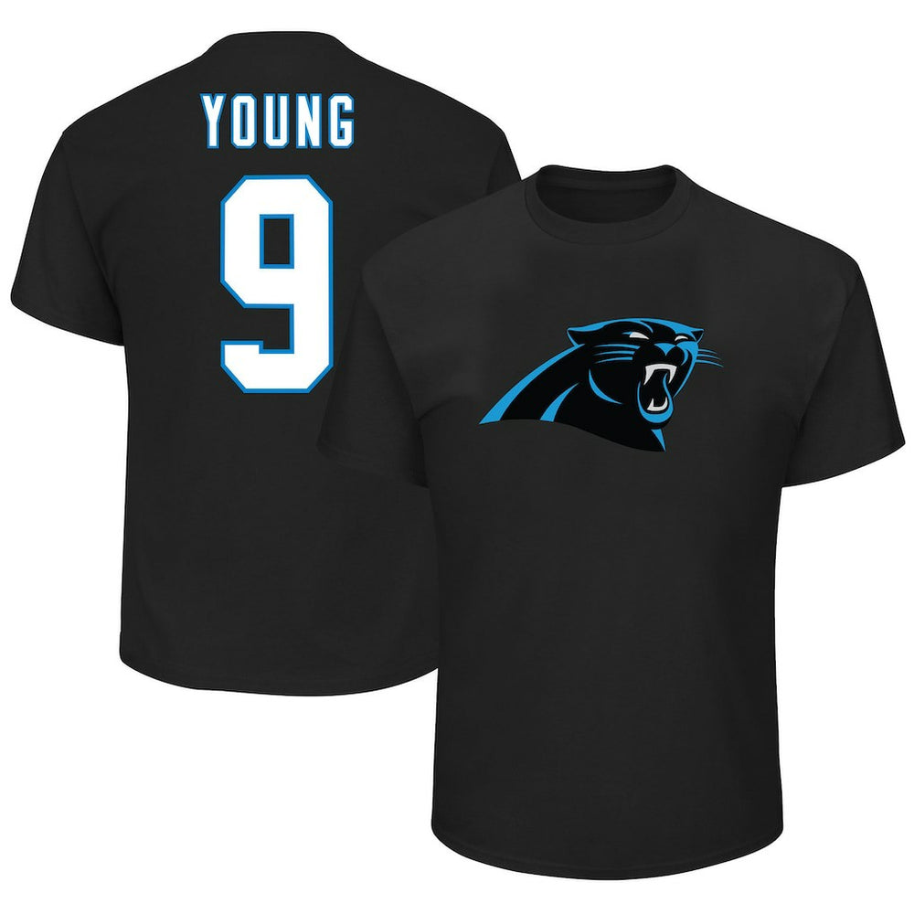 Carolina Panthers Fanatics Bryce Young  Big & Tall Player Name & Number T-Shirt
