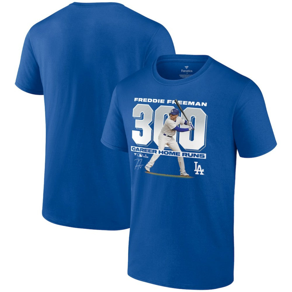 Freddie Freeman Los Angeles Dodgers Fanatics 300 Career Home Runs T-Shirt | MLB New