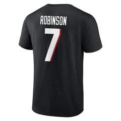 Atlanta Falcons Fanatics Bijan Robinson  Icon Name & Number T-Shirt