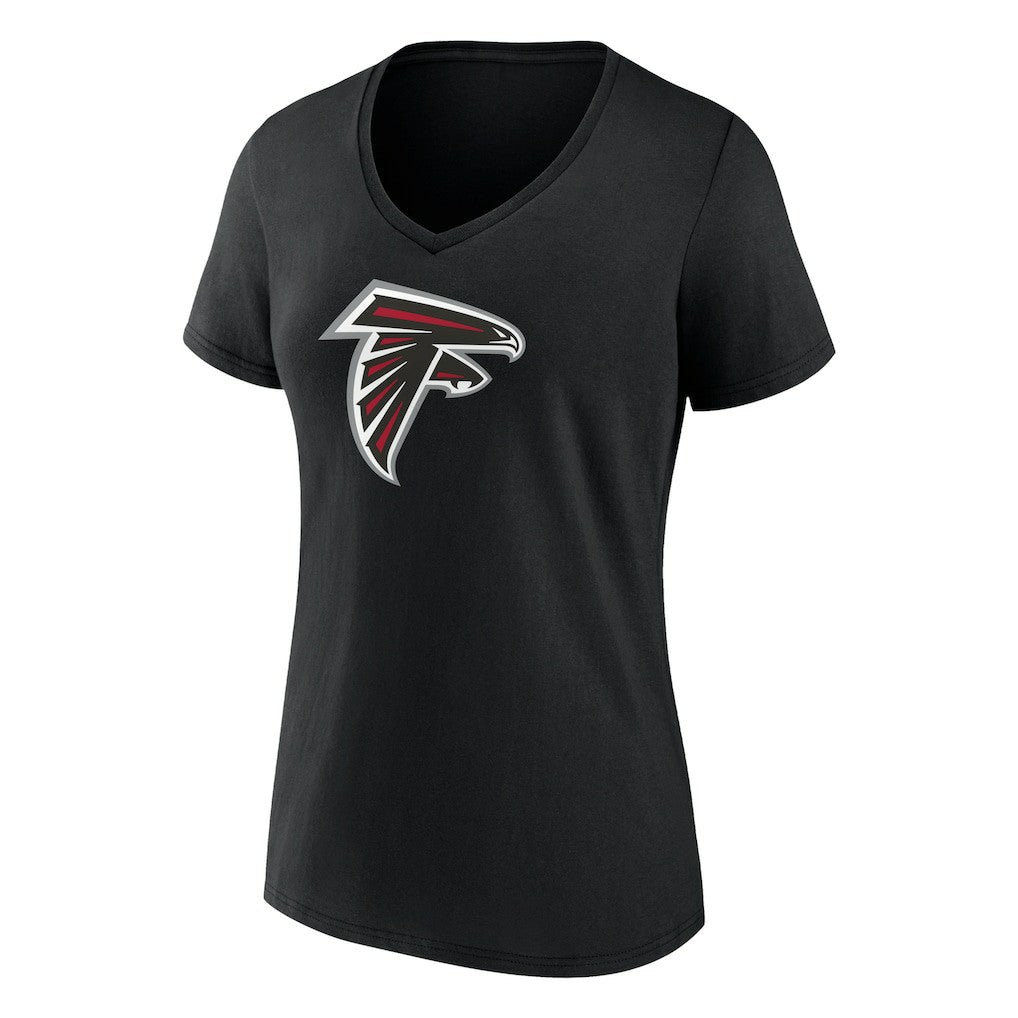 Atlanta Falcons Fanatics Bijan Robinson  Women's Icon Name & Number V-Neck T-Shirt