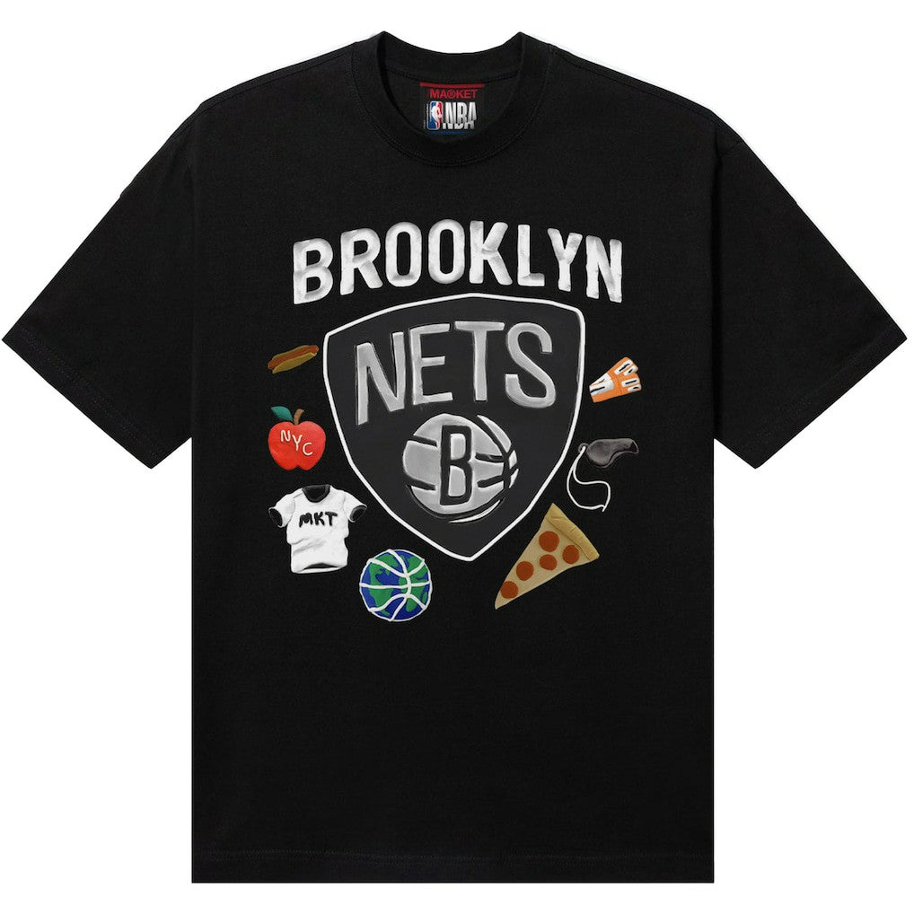 Brooklyn Nets NBA x MARKET Unisex Claymation T-Shirt Discount