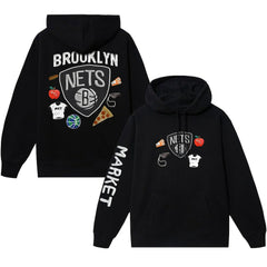 Brooklyn Nets NBA x MARKET Unisex Claymation Pullover Hoodie Online