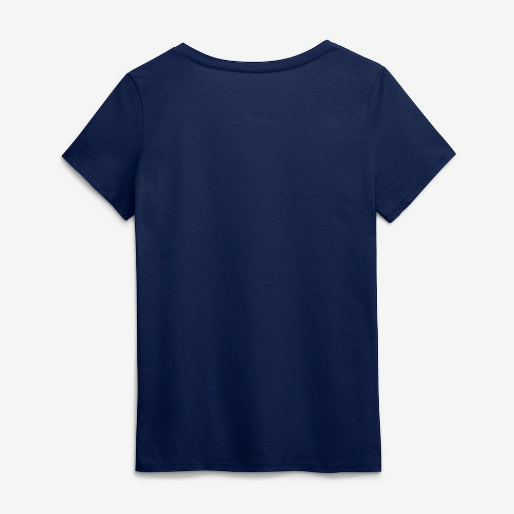 New England Patriots  Logo Athletic Women's Primary Logo V-Neck T-Shirt