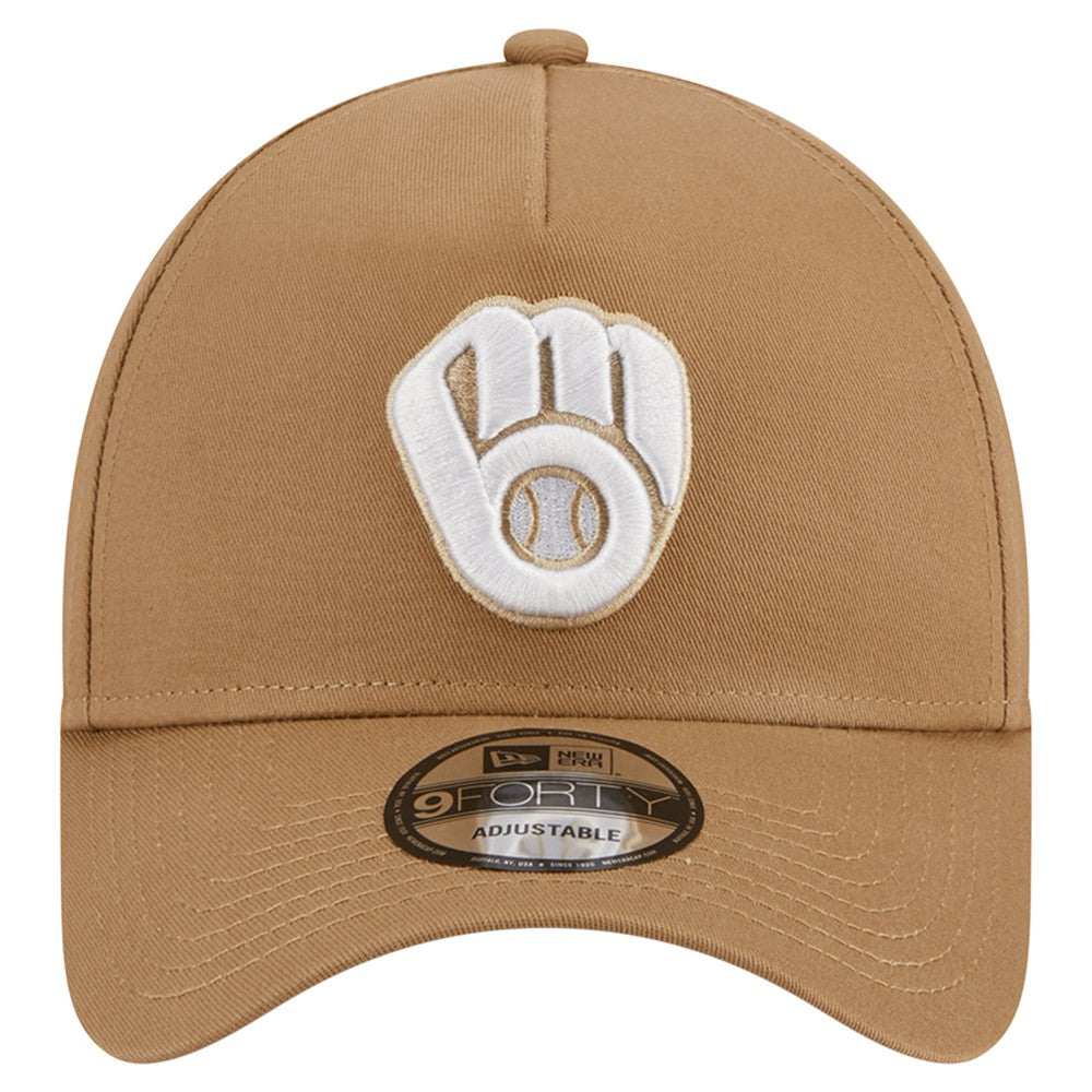 Milwaukee Brewers New Era A-Frame 9FORTY Adjustable Hat | MLB Shop