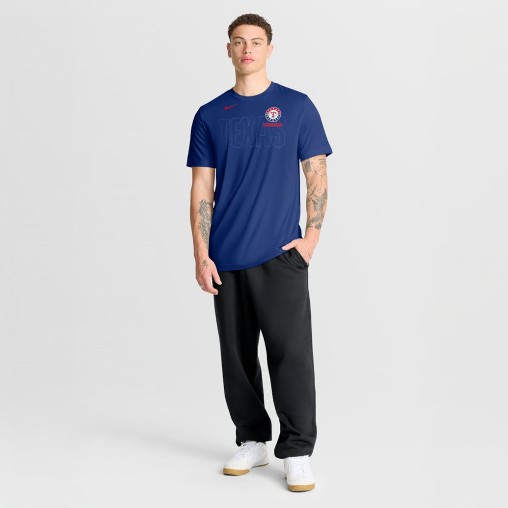 Texas Rangers Nike Knockout Team Legend Dri-FIT T-Shirt | MLB Discount