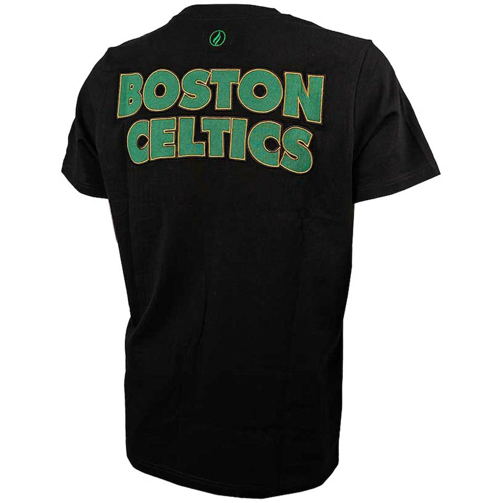 Boston Celtics FISLL 3D Puff Print Sliced Logo T-Shirt For Sale