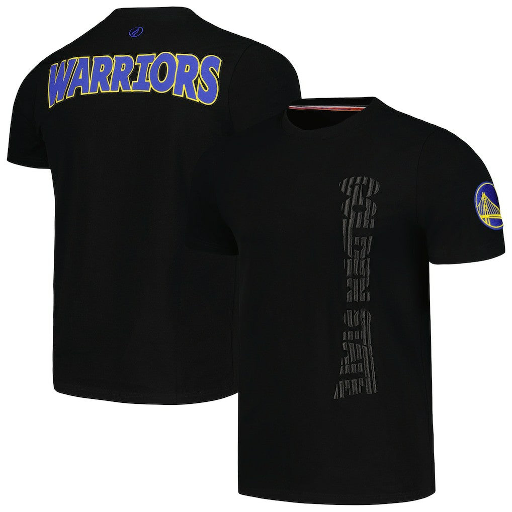 Golden State Warriors FISLL 3D Puff Print Sliced Logo T-Shirt sale Online