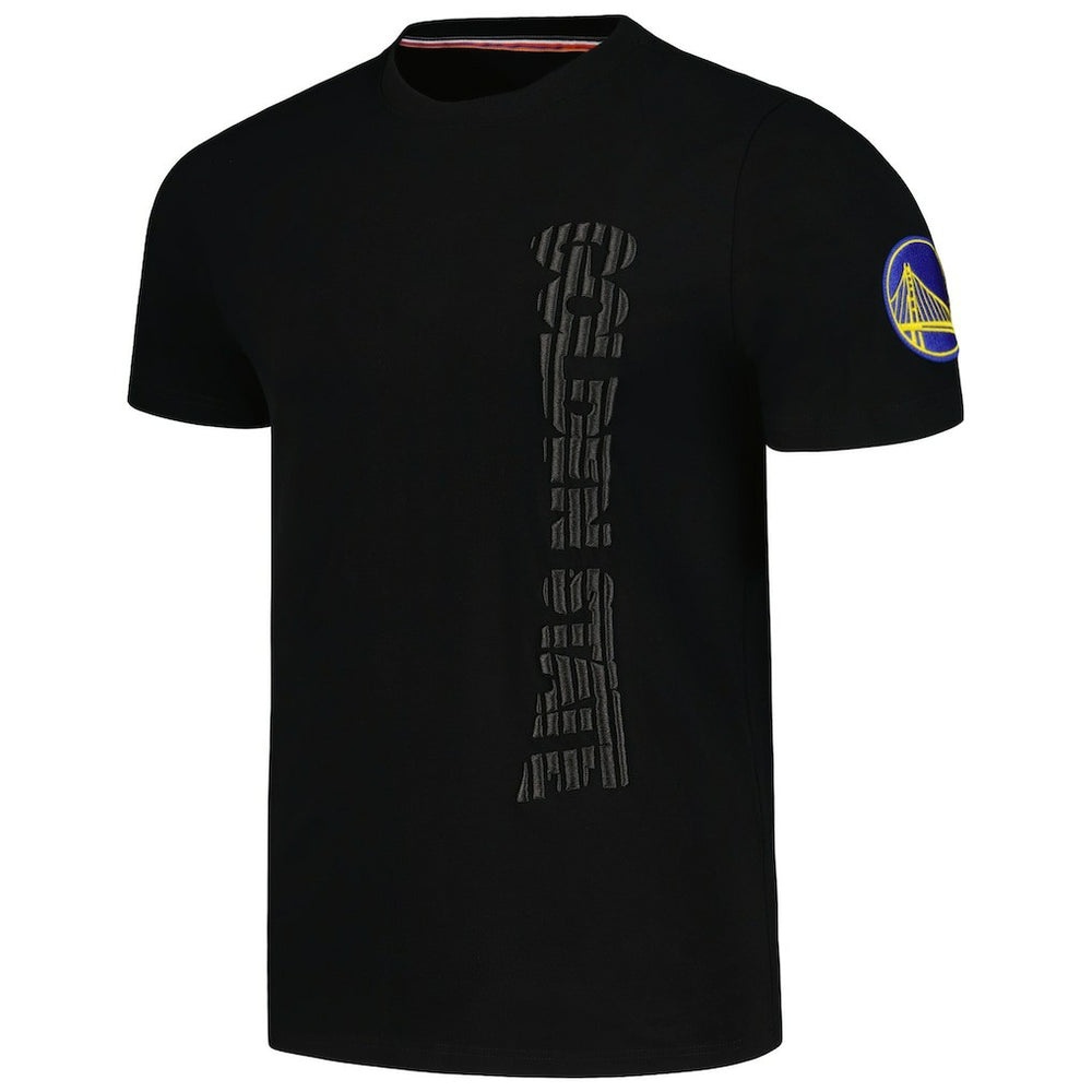 Golden State Warriors FISLL 3D Puff Print Sliced Logo T-Shirt sale Online