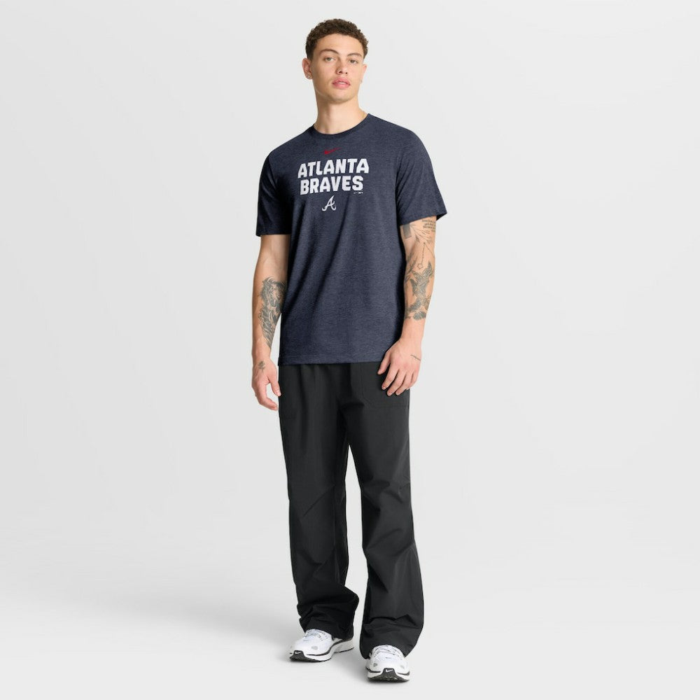 Atlanta Braves Nike Stacked Tri-Blend T-Shirt | MLB Shop