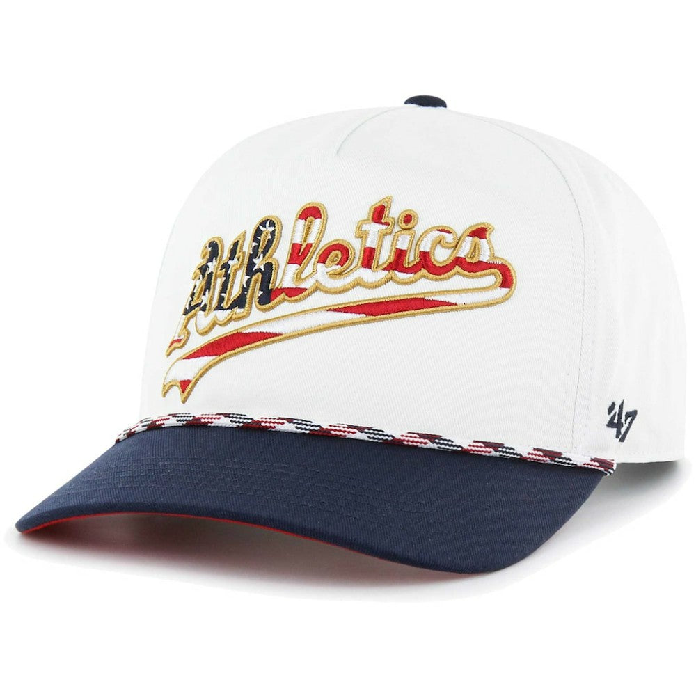 Athletics '47 Flag Script Hitch Snapback Hat | MLB Outlet
