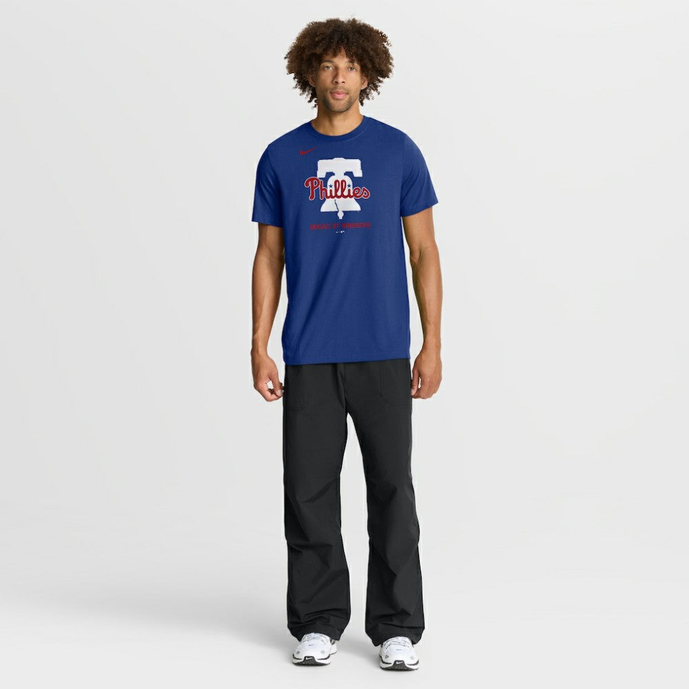 Philadelphia Phillies Nike Tri-Blend Logo T-Shirt | MLB Sale