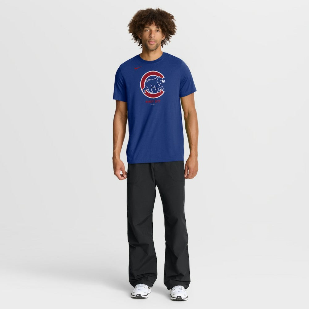 Chicago Cubs Nike Tri-Blend Logo T-Shirt | MLB On Sale