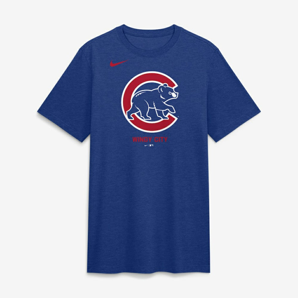 Chicago Cubs Nike Tri-Blend Logo T-Shirt | MLB On Sale