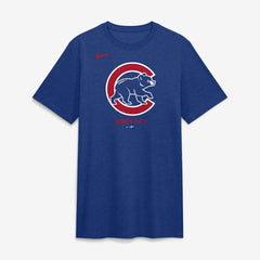 Chicago Cubs Nike Tri-Blend Logo T-Shirt | MLB On Sale