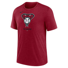 Arizona Diamondbacks Nike Tri-Blend Logo T-Shirt | MLB For sale
