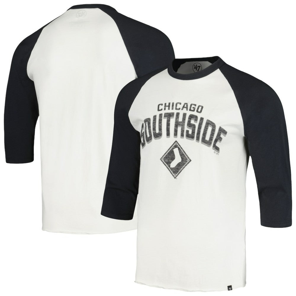 Chicago White Sox '47 City Connect Crescent Franklin Raglan 3/4-Sleeve T-Shirt | MLB Shop