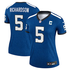 Indianapolis Colts Nike Anthony Richardson  Women's Alternate Legend Player Performance Top