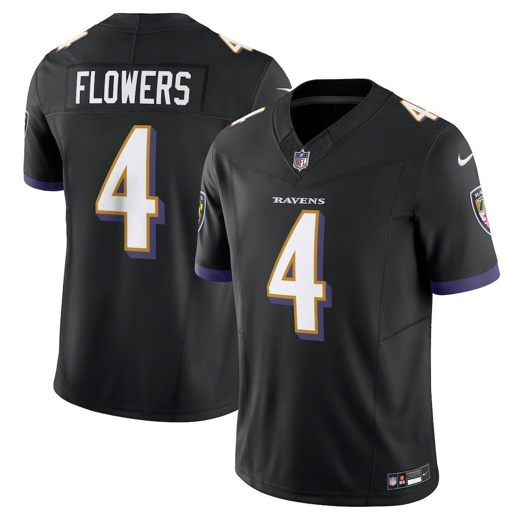 Baltimore Ravens Nike Zay Flowers  Alternate Vapor F.U.S.E. Limited Jersey