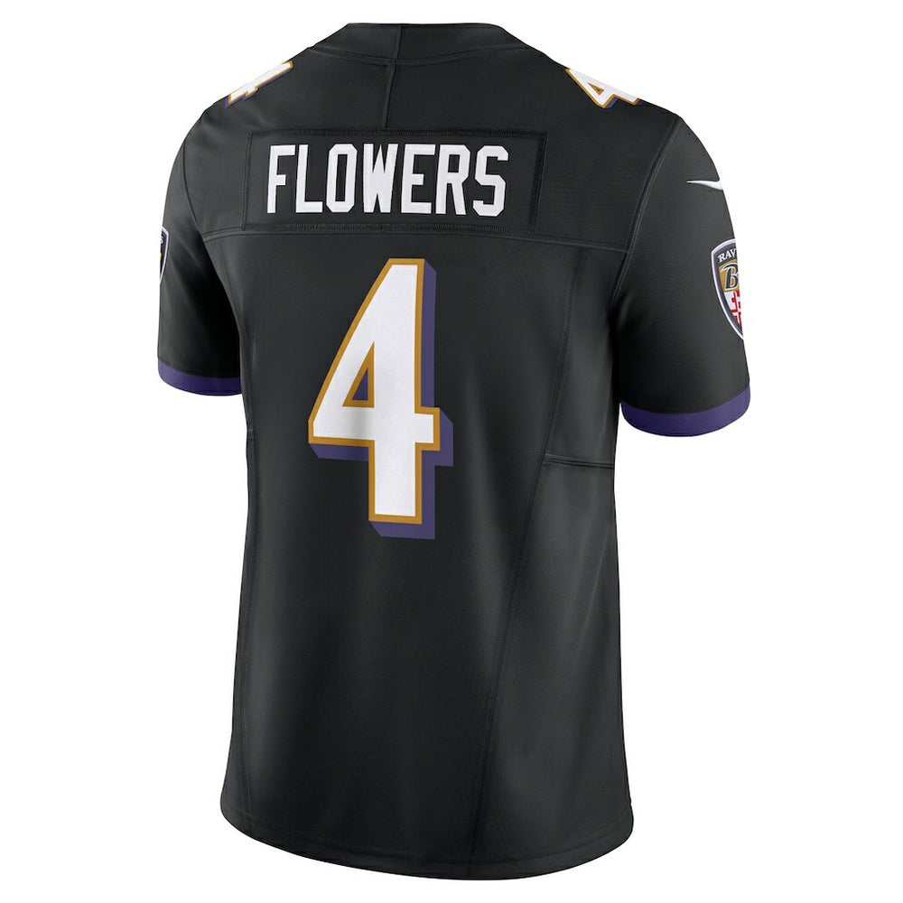 Baltimore Ravens Nike Zay Flowers  Alternate Vapor F.U.S.E. Limited Jersey