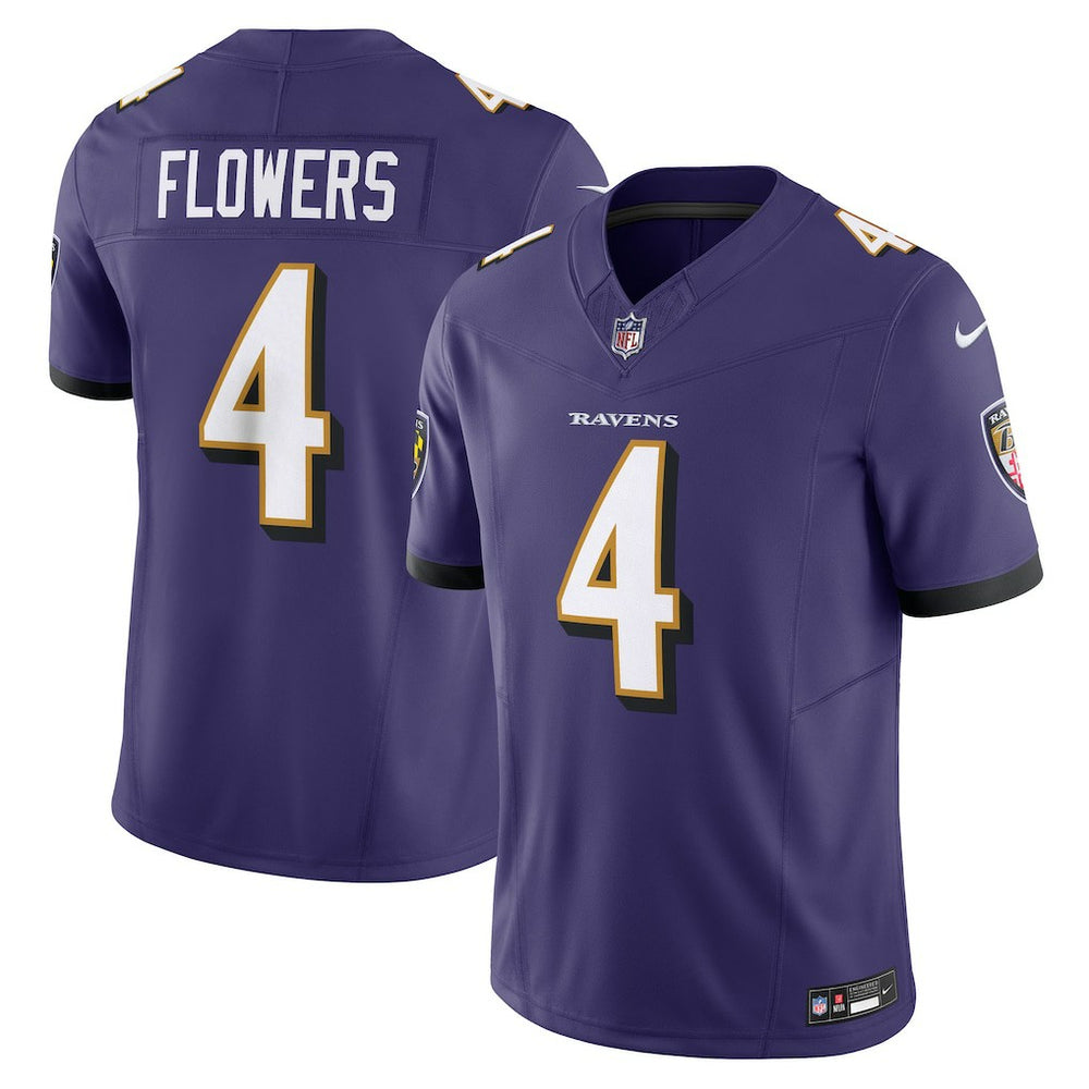 Baltimore Ravens Nike Zay Flowers  Vapor F.U.S.E. Limited Jersey