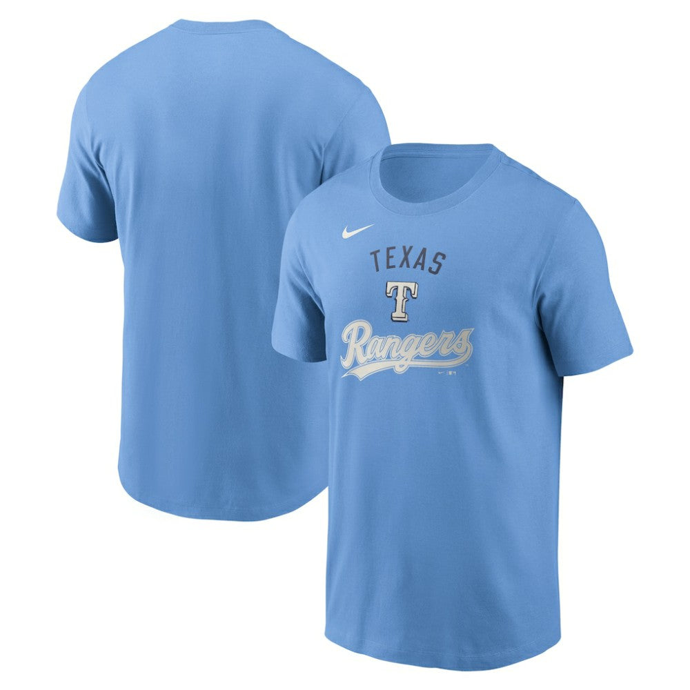 Texas Rangers Nike Early Innings Stack T-Shirt | MLB Shop