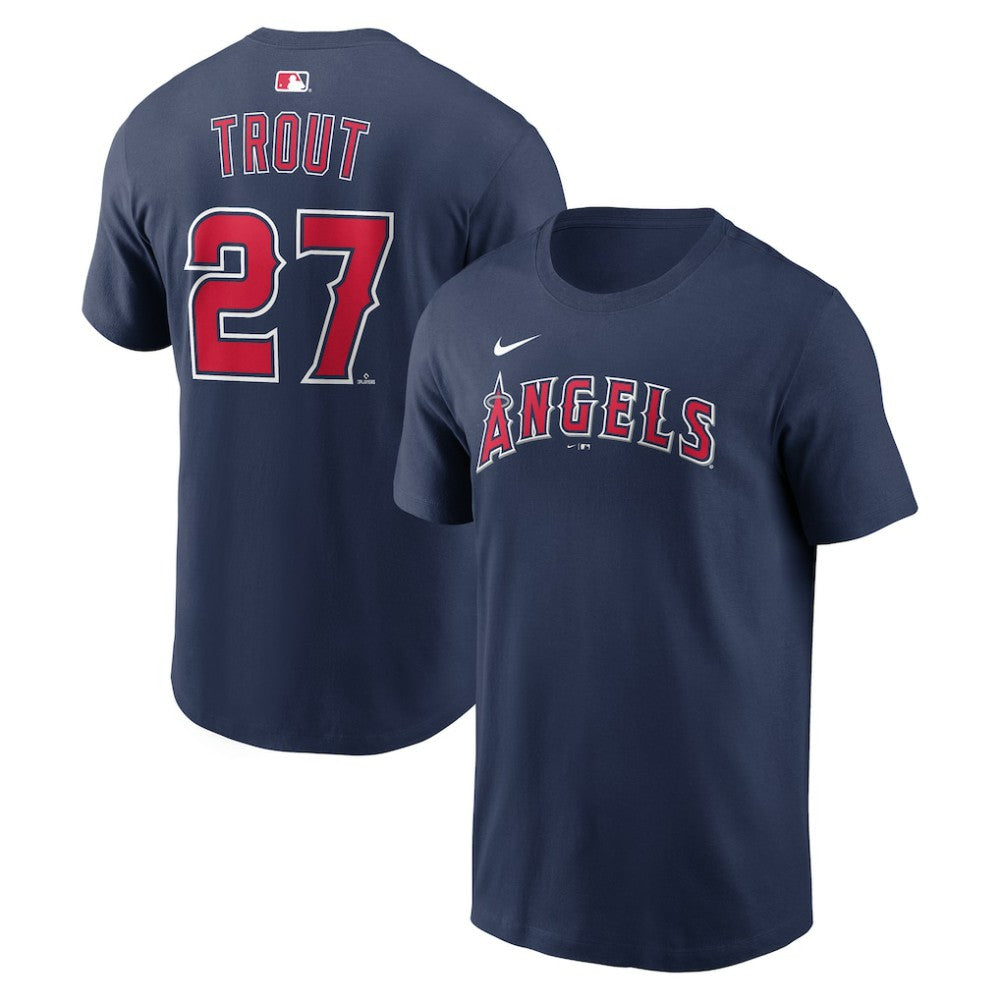 Mike Trout Los Angeles Angels Nike Name & Number T-Shirt | MLB Sale