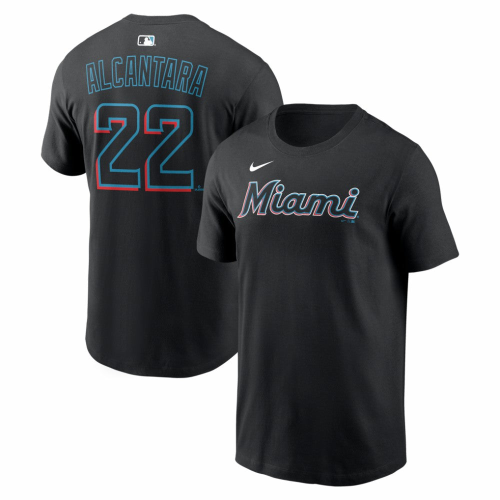 Sandy Alcantara Miami Marlins Nike Home Name & Number T-Shirt | MLB Outlet