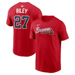 Austin Riley Atlanta Braves Nike Home Name & Number T-Shirt | MLB US