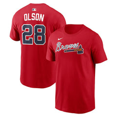 Matt Olson Atlanta Braves Nike Home Name & Number T-Shirt | MLB Shop