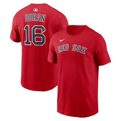 Jarren Duran Boston Red Sox Nike Name & Number T-Shirt | MLB On Sale