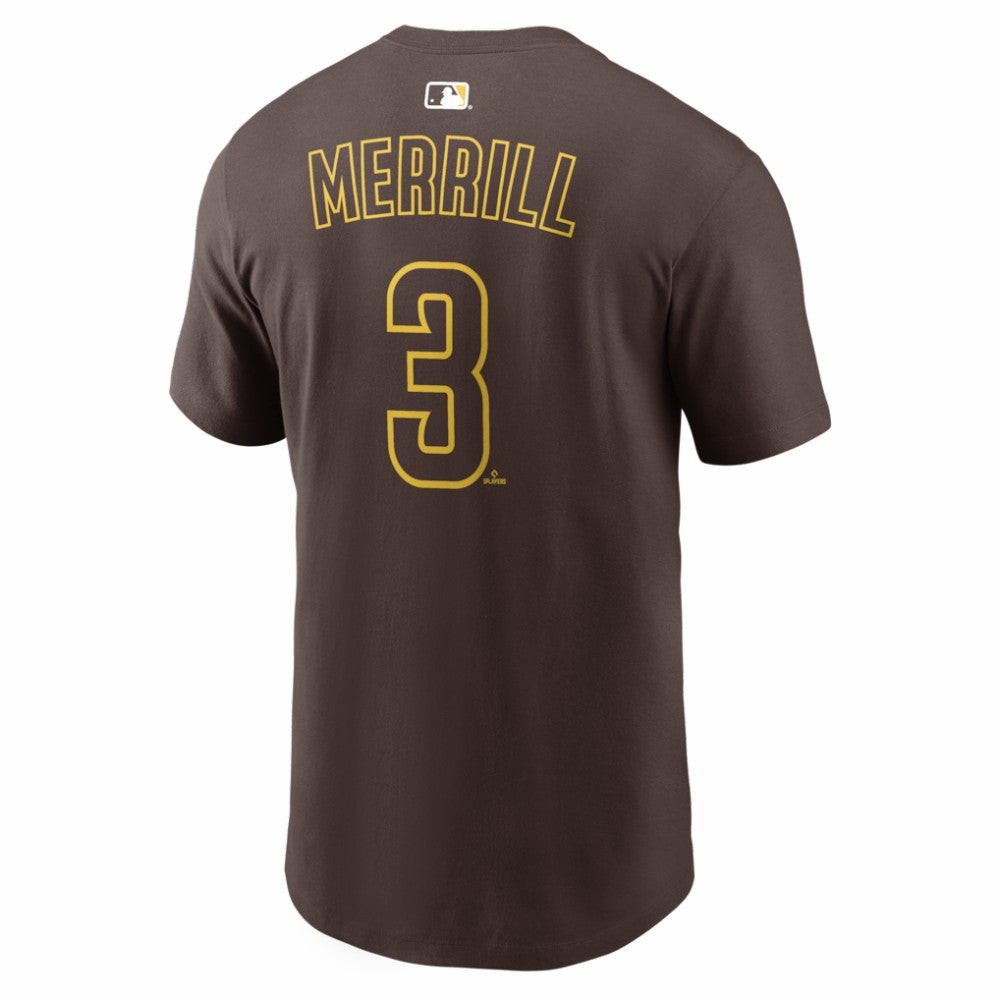 Jackson Merrill San Diego Padres Nike Home Name & Number T-Shirt | MLB Outlet