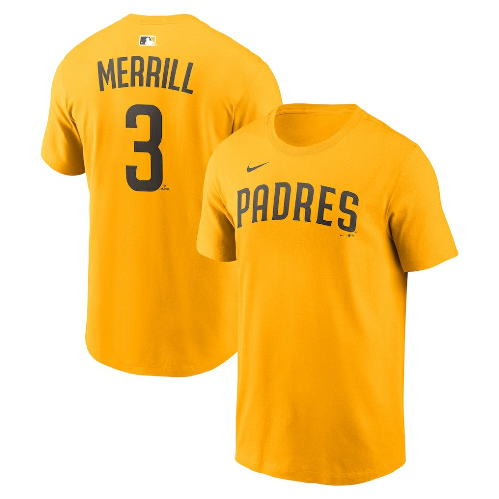 Jackson Merrill San Diego Padres Nike Name & Number T-Shirt | MLB US