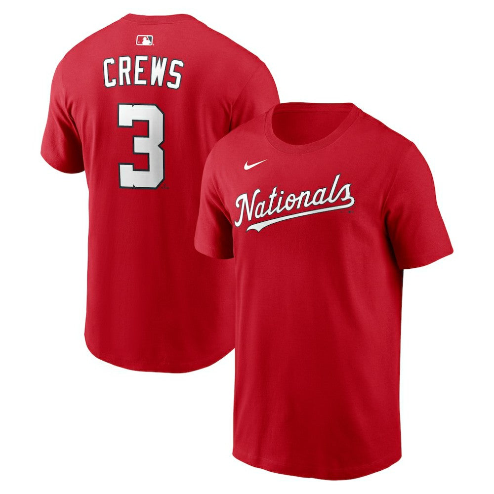 Dylan Crews Washington Nationals Nike Home Name & Number T-Shirt | MLB US