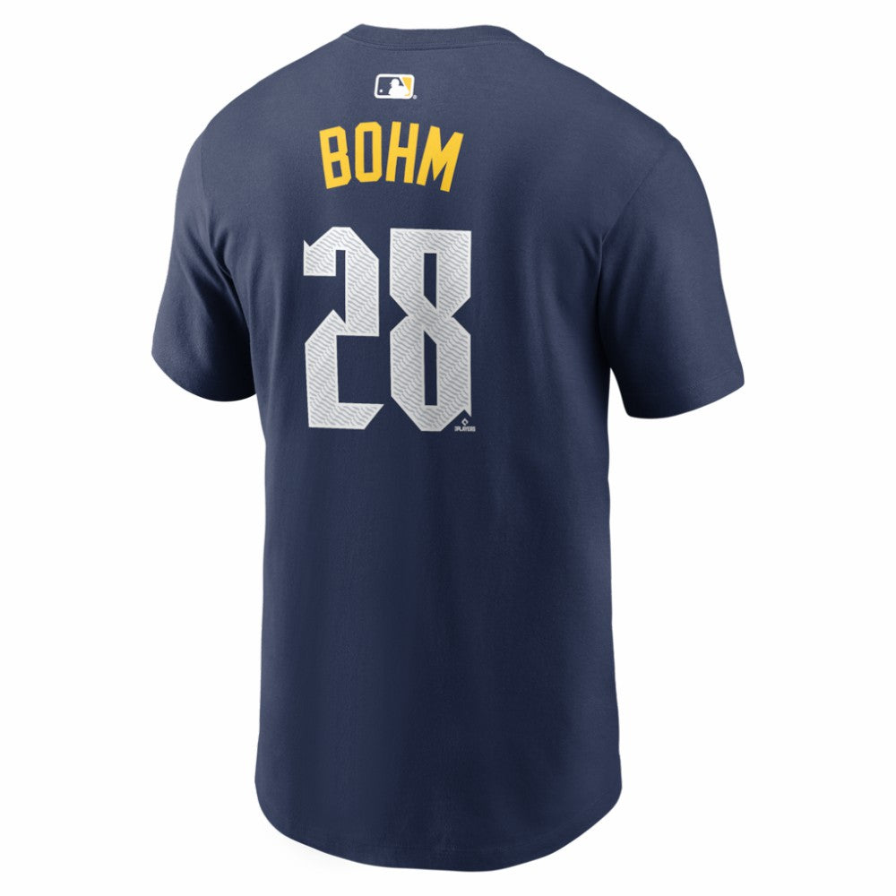 Alec Bohm Philadelphia Phillies Nike City Connect Name & Number T-Shirt | MLB On Sale