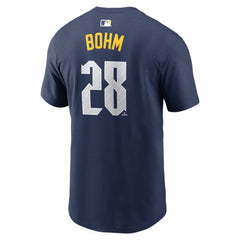 Alec Bohm Philadelphia Phillies Nike City Connect Name & Number T-Shirt | MLB On Sale