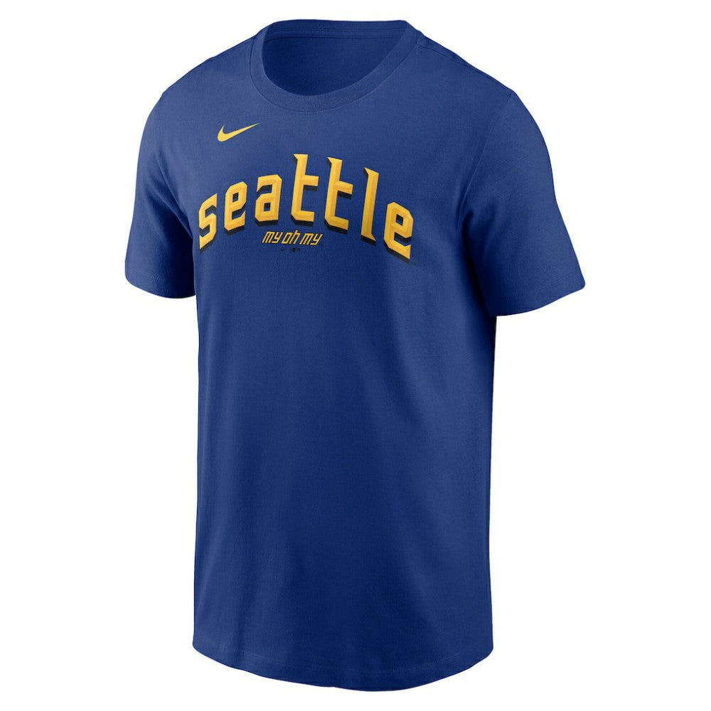 Cal Raleigh Seattle Mariners Nike City Connect Name & Number T-Shirt | MLB On Sale