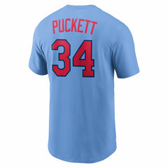 Kirby Puckett Minnesota Twins Nike Cooperstown Collection Name & Number T-Shirt | MLB Outlet