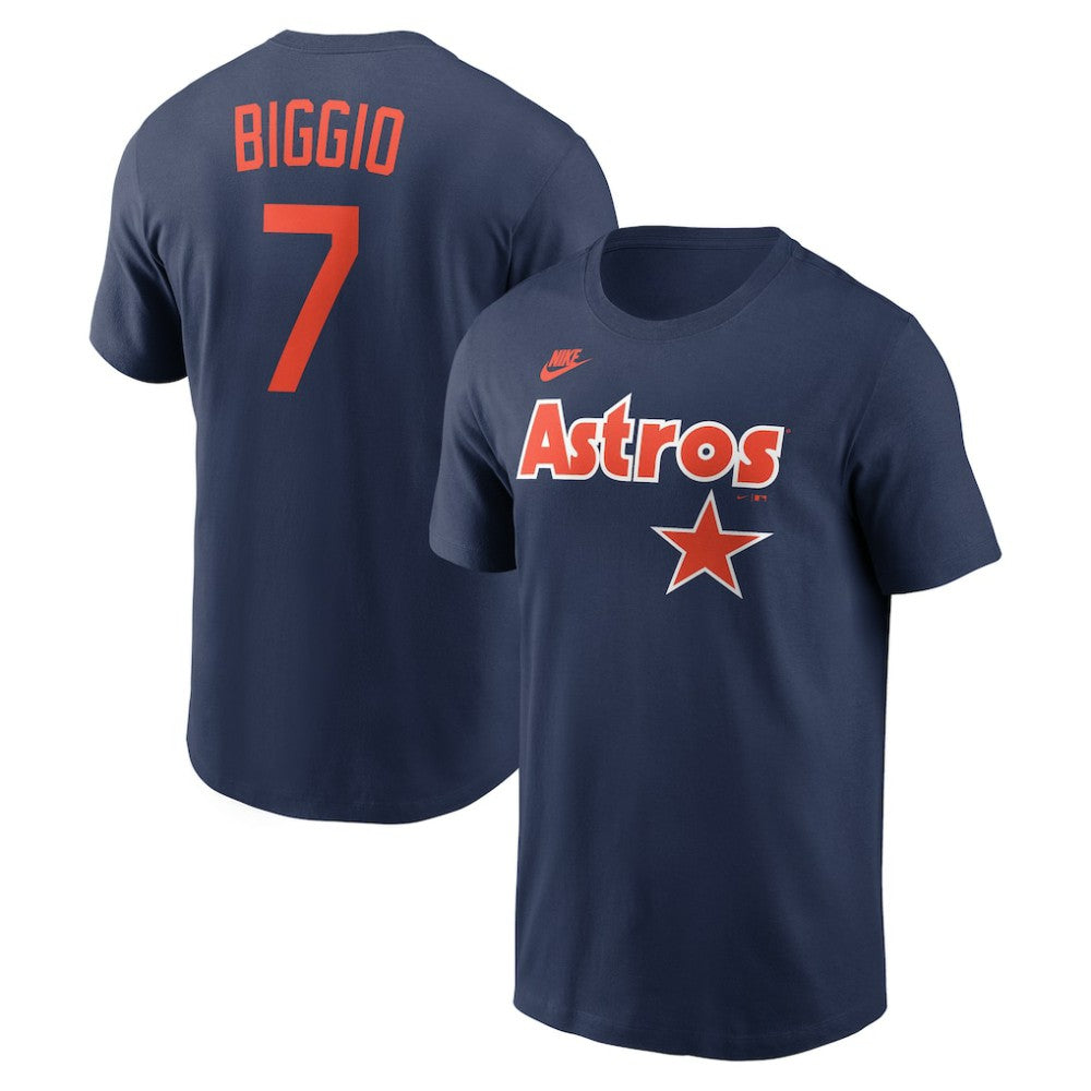 Craig Biggio Houston Astros Nike Cooperstown Collection Name & Number T-Shirt | MLB For sale