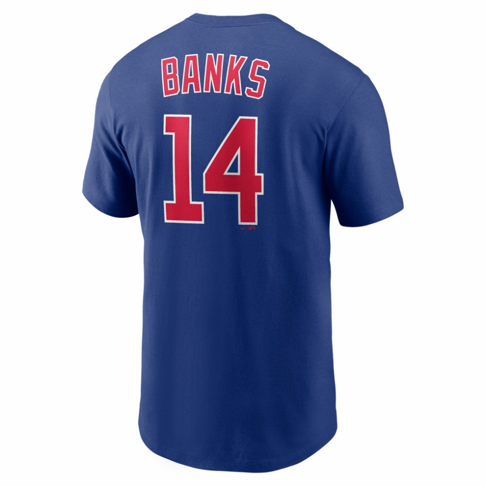 Ernie Banks Chicago Cubs Nike Cooperstown Collection Name & Number T-Shirt | MLB On Sale