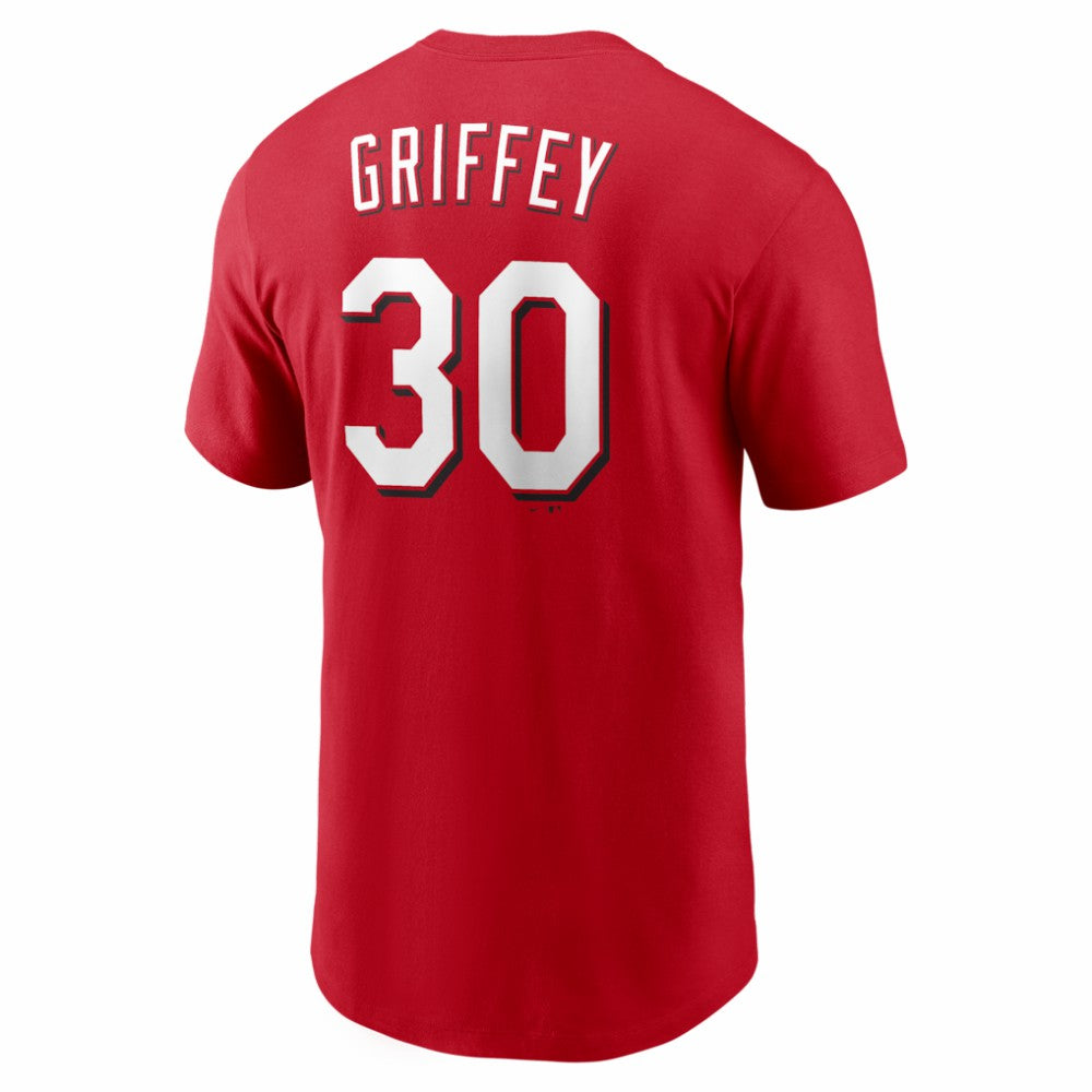 Ken Griffey Jr. Cincinnati Reds Nike Cooperstown Collection Name & Number T-Shirt | MLB On Sale